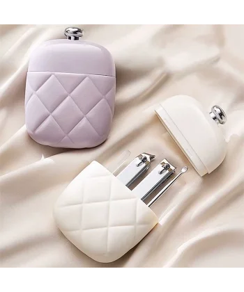 EZERE 4in1 Taşınabilir Tırnak Makası + Törpü + Kulak Kaşığı Bakım Seti-(5775)