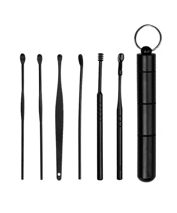 EZERE 6 Parça Spiral Kulak Temizleme Seti- Paslanmaz Çelik Temizleme Seti-(5775)