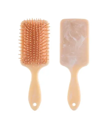 EZERE Mermer Desenli Saç Açma Ve Tarama Fırçası Anti-Statik Saç Fırçası-(5775)