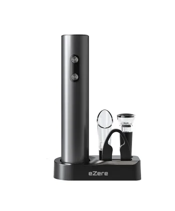 EZERE Sarjlı Otomatik Şarap Açacağı Tirbuşon Seti Şarap açma seti-(5775)