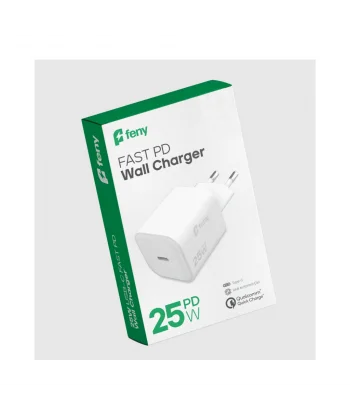 FENY FN-C25 25W Type-C Akıllı Isı Kontrol Chip Qualcomm Quick Charge 3.0 ŞARJ Adaptörü(1923)