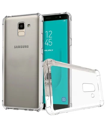 Galaxy J6 2018 J600 Darbe Emici Şeffaf Silikon Kılıf-(5775)
