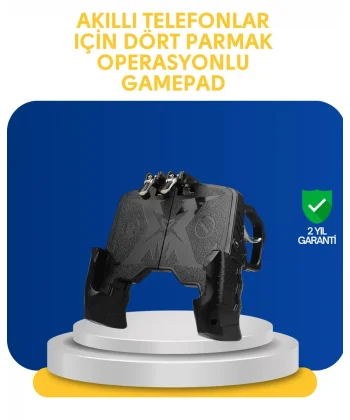 Gerçekçi Oyun Deneyimi Sunan Dört Parmak Mobil Gamepad