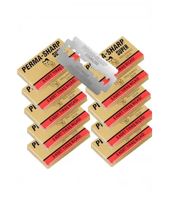 Gillette Perma-sharp 5li Traş Jileti 20 Paket