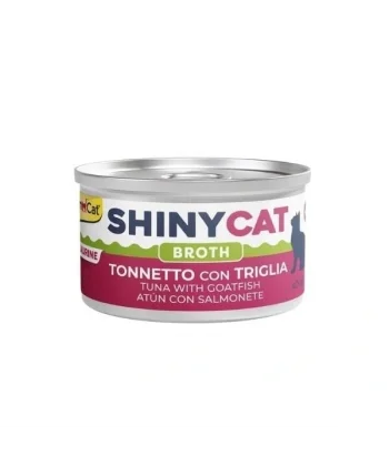 Gimcat Shinycat Broth Sos İçinde Barbun ve Ton Balıklı Konserve Kedi Maması 70 Gr 1 Adet