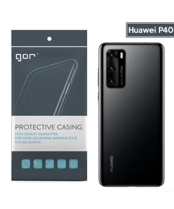 GOR Huawei P40 Kamera Korumalı Ultra Slim Silikon Kılıf-(5775)