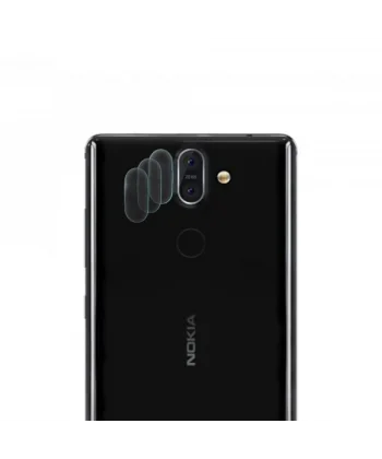Gor Nokia 8 Sirocco Nano Kamera Koruyucu 3 Adet Set-(5775)