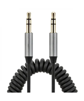 Griffin Spiral Araç Ses Aktarım Kablosu Aux Kablo 2/3mm-(5775)