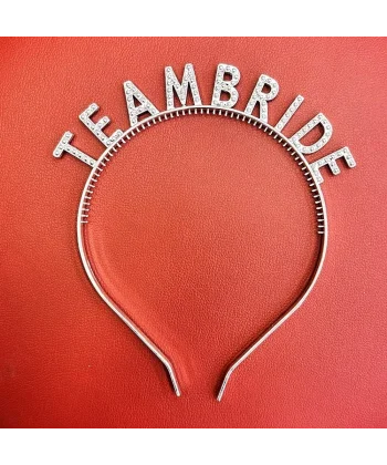Gümüş Renk Team Bride Taç Plastik – Gelin Ve Nedime Tacı