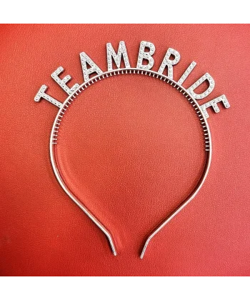 Gümüş Renk Team Bride Taç Plastik – Gelin Ve Nedime Tacı