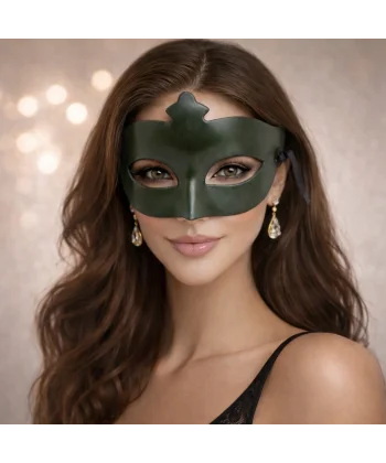 Haki Yeşil Gizemli Masquerade Maskesi