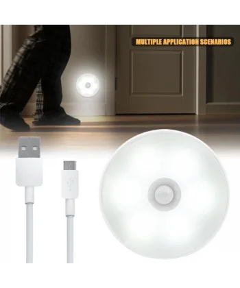 Hareket Sensörlü Usb Şarjlı Led Işık Lamba