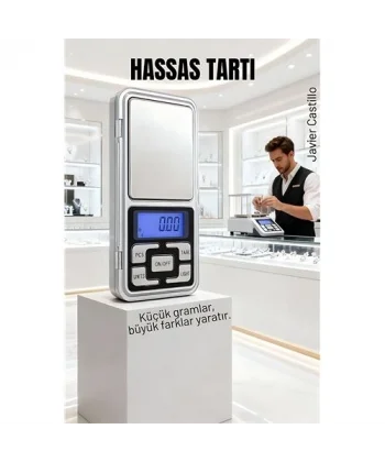 Hassas Cep Tartısı 0.01g - 200g | Kuyumcu & Mutfak Tipi Profesyonel Dijital Ölçüm Cihazı