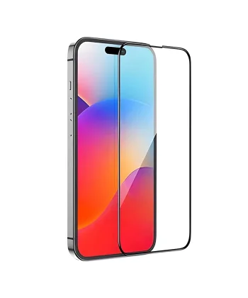 HOCO Guardian Shield Series iPhone 15 Pro Max HD Tempered Kırılmaz Cam Ekran Koruyucu 10 Adet Set-(5775)