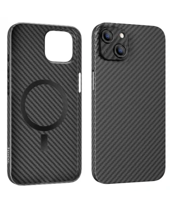 Hoco iPhone 14 6.1 Kılıf Manyetik Magsafeli Kamera Korumalı Telefon Kılıfı-(5775)