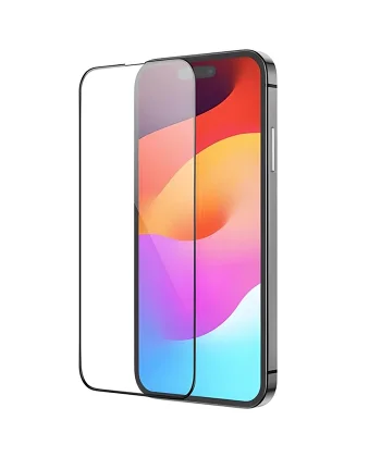 HOCO iPhone 15 Pro Max 5D Full Tempered Kırılmaz Cam Ekran Koruyucu 25 adet Set-(5775)