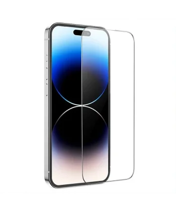 HOCO iPhone 15 Pro Max Full Screen HD Tempered Kırılmaz Cam Ekran Koruyucu-(5775)