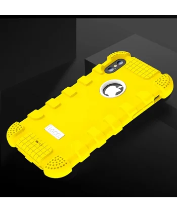 Hoco İPhone X Xs 360 Zırh Ultra Koruma Silikon Kılıf-(5775)