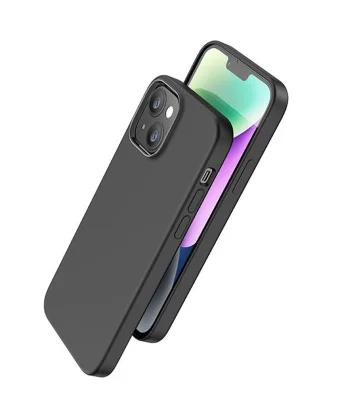 HOCO Pure Series iPhone 15 Plus Manyetik Silikon Kılıf-(5775)