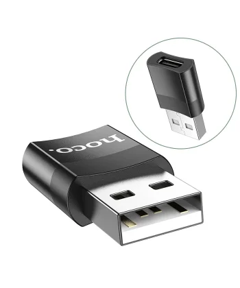 HOCO UA17 Dişi Type-C to Erkek USB Dönüştürücü Çevirici Adaptör-(5775)