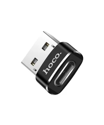 HOCO UA6 Erkek USB to Dişi Type-C Dönüştürücü Çevirici Adaptör-(5775)
