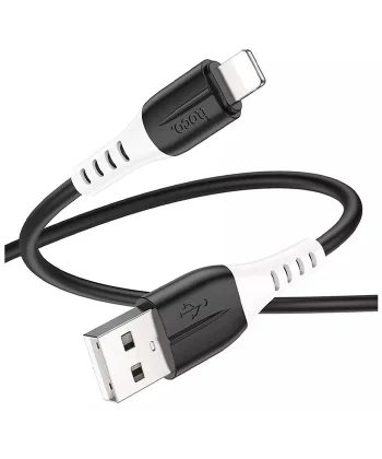 HOCO X82 iPhone Lightning to USB 2.4A Silikon Data ve Şarj Kablosu-(5775)