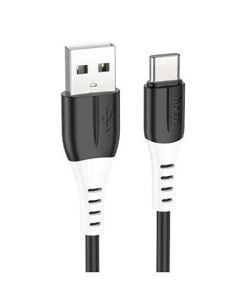 HOCO X82 Type-C to USB 3A Hızlı Silikon Data ve Şarj Kablosu-(5775)