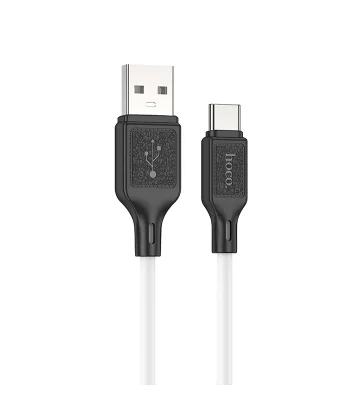 HOCO X90 USB to Type-C 3A Silikon Hızlı Şarj ve Data Kablosu-(5775)