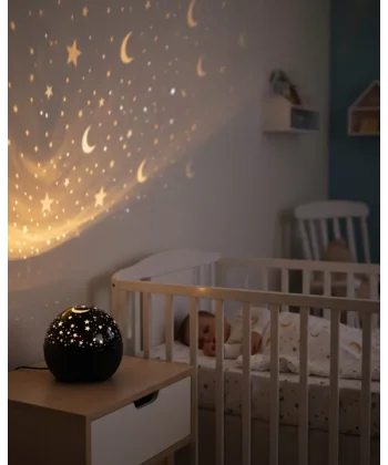 Hoparlörlü Yıldız Projektör Oda Lambası