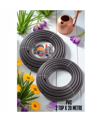 HSNET 2 Top 20 Metre Bahçe Hortumu Sulama Aparatı Set