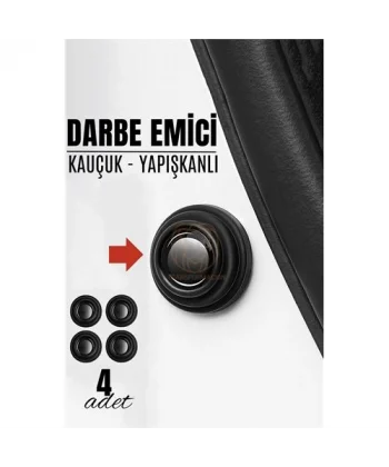 HSNET Kapı Bagaj Kaput Ses Darbe Emici Kauçuk Conta 4 ADET