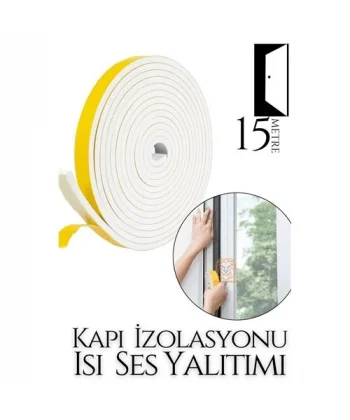 HSNET Kapı Ses Isı Yalıtım Sünger Bant 15 METRE