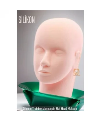 HSNET Kirpik Makyaj Eğitim Kafası Silikon