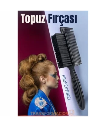 HSNET Saç Topuz Fırçası 2 Yönlü Professional