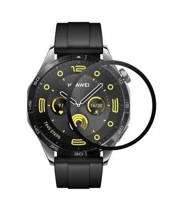 Huawei GT4 41mm 18mm Polymer Nano Ekran Koruyucu - Şeffaf-(5796)