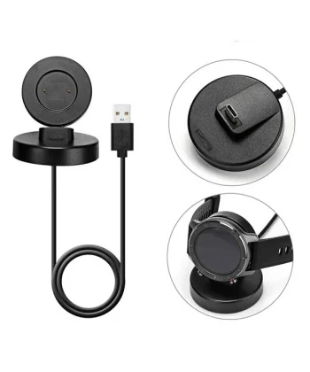 Huawei Watch GT/ GT2 / 2E /Magic / Dream Akıllı Saat Şarj Kablosu Stand-(5775)
