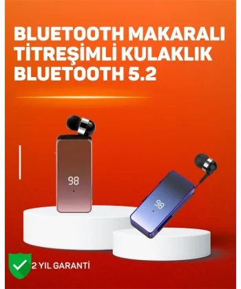 İki Telefona Aynı Anda Bağlanan Bluetooth 5.3 Klipsli Kulaklık – MFB Çok Noktalı Bağlantı