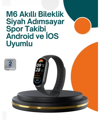 iOS ve Android Uyumlu Akıllı Bileklik – Çok Fonksiyonlu Kullanım
