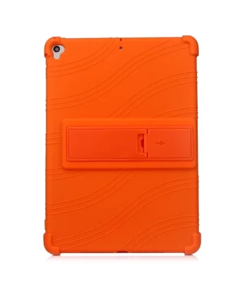 İPad 7 10.2 inch- İPad Air 3 10.5 inch Kılıf Standlı Darbe Emici Silikon Kılıf-(5775)