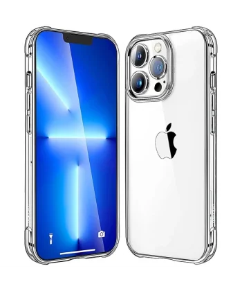 iPhone 13 Pro Max 6.7inç Shockproof Darbe Emici Silikon Kılıf-(5775)