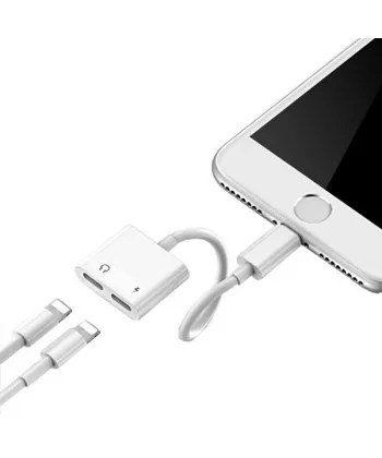 İPhone 14- 13-12-11- Lightning Kulaklık +Şarj Usb Adaptörü-(5775)