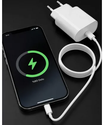 iPhone 14 13 12 Mini 11 XR XS X 20W Hızlı Şarj Adaptörü