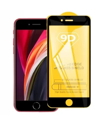 iPhone SE3-SE2 İPhone 8-7 9D Full Glue Tempered Cam Ekran Koruyucu-(5775)