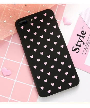 iPhone SE3-SE2 İPhone 8-7 Kılıf Çoklu Kalp Premium Pc Kılıf-(5775)