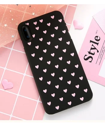 İphone X Xs Çoklu Kalp Premium Pc Kılıf-(5775)