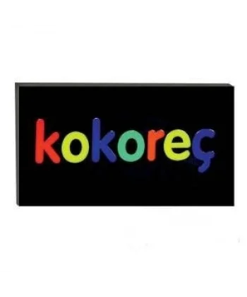 Işıklı Tak Çalıştır Hazır Tabela Kokoreç