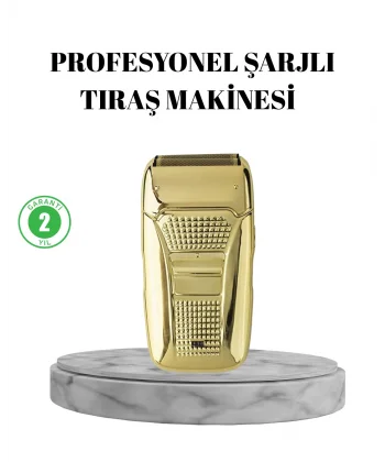 Islak Kuru Kullanımlı Şarjlı Tıraş Makinesi Ergonomik ve Cilt Dostu