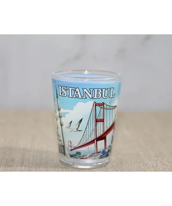 İstanbul Temalı Cam Shot Bardak Alk4357