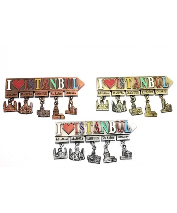 İstanbul Temalı Metal Magnet Alk3343