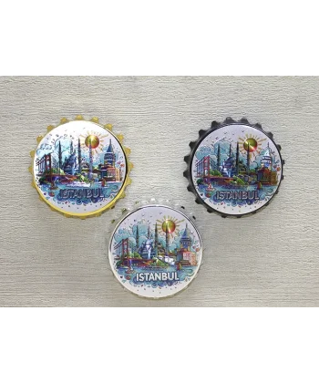 İstanbul Temalı Metal Magnet Alk4341